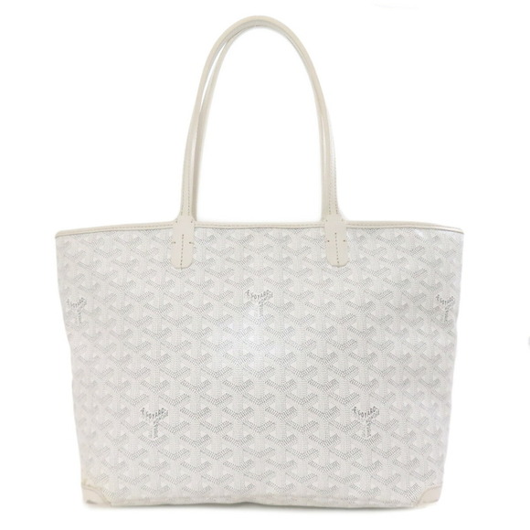 GOYARD White Coated Canvas Tote Bag - Picture 1 of 11